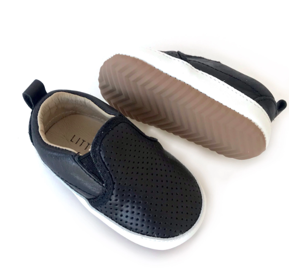 Little Bipsy - Baby Easton Slides in Black