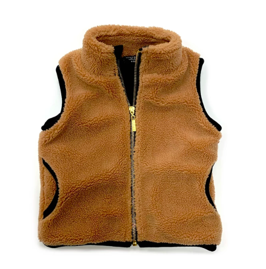 Little Bipsy - Sherpa Vest in Camel