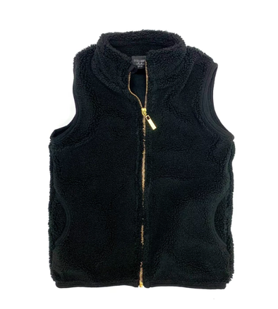Little Bipsy - Sherpa Vest in Black