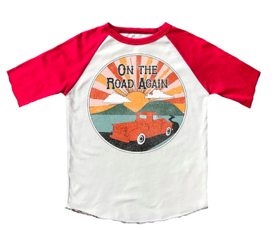 Rowdy Sprout On The Road again kids tee