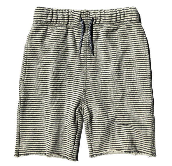 Appaman camp shorts grey stripe