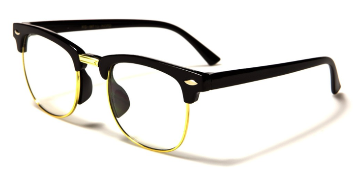 Children's Club Frame Clear Glasses - Four Colors Available
