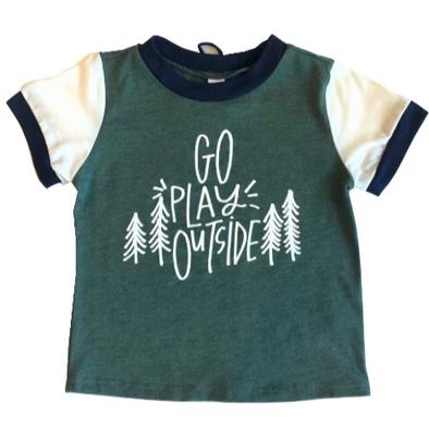 Go play outside toddler tee