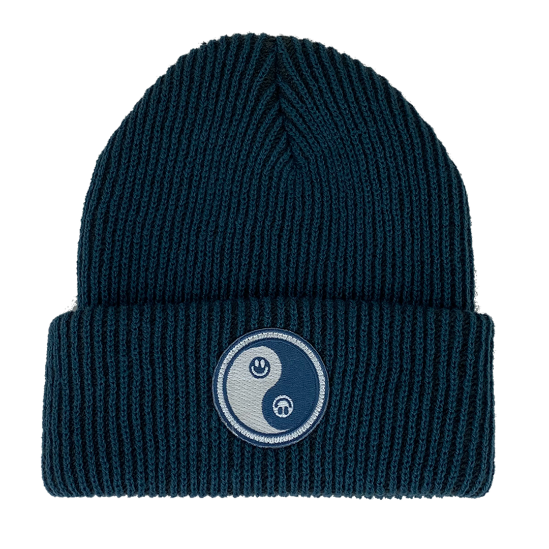 kids blue/black beanie