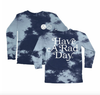 tiny whales have a rad day tie dye