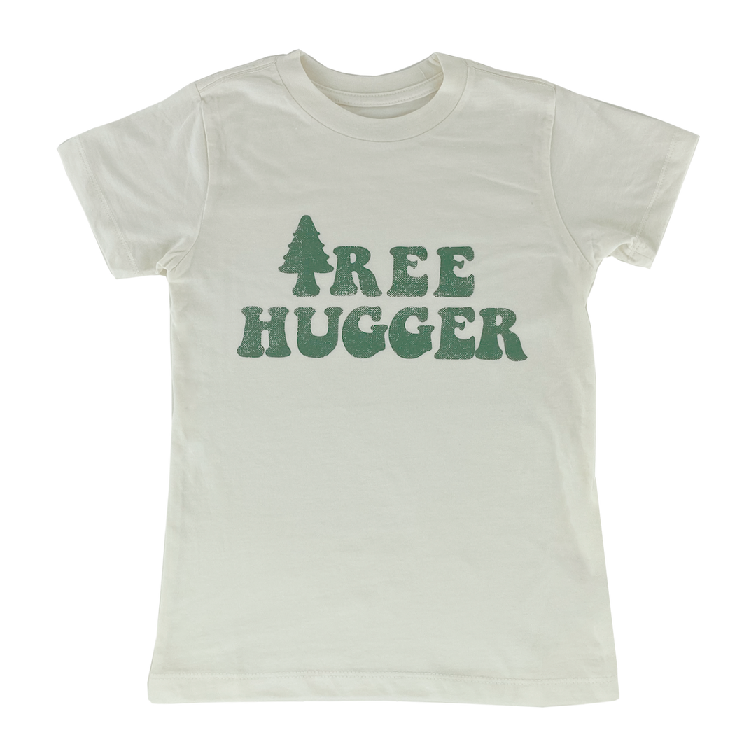 Tiny Whales - 'Tree Hugger' Tee in Natural