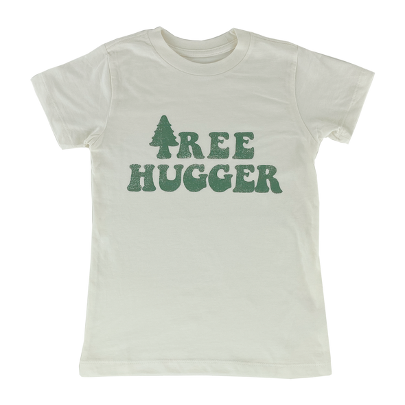 Tiny Whales - 'Tree Hugger' Tee in Natural