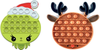 OMG POP Fidgety Pop It Toy - Holiday Styles
