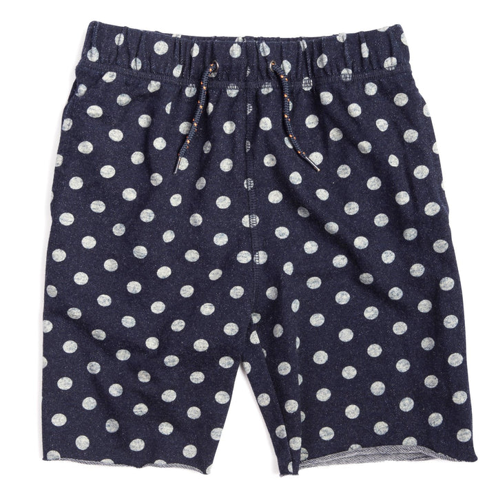 Appaman - Boys Camp Shorts in Navy with Dots