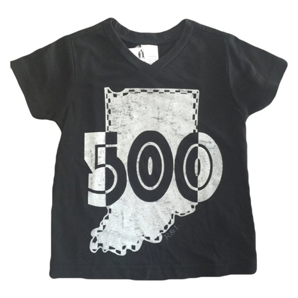 Indy's Month of May 500 V-Neck Tee in Black