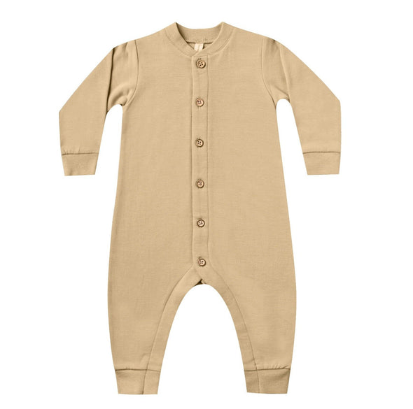 Quincy Mae fleece jumpsuit in honey