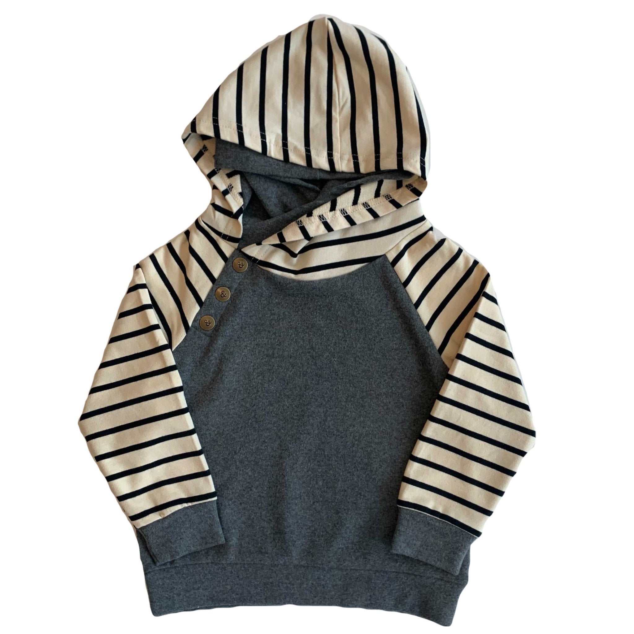 Ampersand Ave Kids Double Hood TM Hoodie in The Hamptons