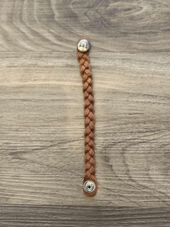 Flourish Leather Co - Kids Braided Leather Bracelet (Various Colors Available)