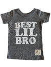 Retro Brand - Best Lil Bro Tee in Heather Grey