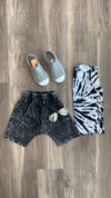 Mish Mish - Jack Tie Dye Muscle Tank in White/Black