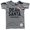 Retro Brand - Dear Santa Tee in Heather Grey